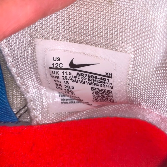 Nike LeBron James Soldier 13 XIII SFG Shoe Blue Crimson Size 12C - Picture 7 of 8